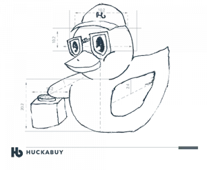 Huckabuy developers duck drawing