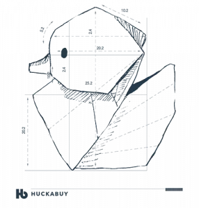 Huckabuy developers oragami duck drawing